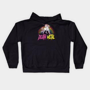 Death Metal Unicorn Kids Hoodie